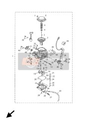 1C0E49330000, Ressort,  Diaphragme, Yamaha, 0